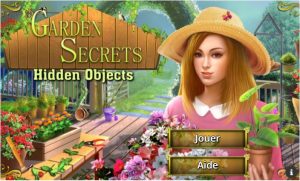 Accueil du jeu d'objets cachés Garden Secrets