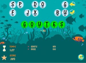 Français à tester grâce au jeu Ocean Word